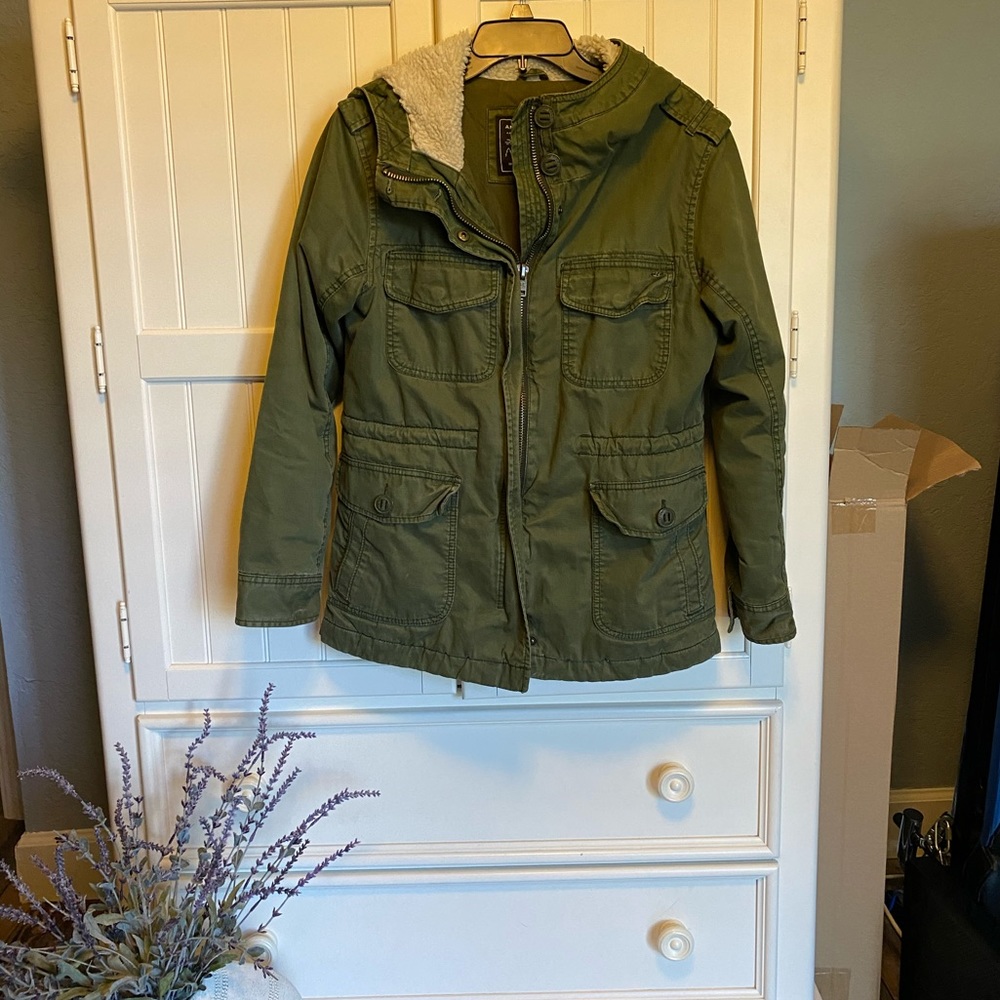 AE Outfitters Green Military Jacket